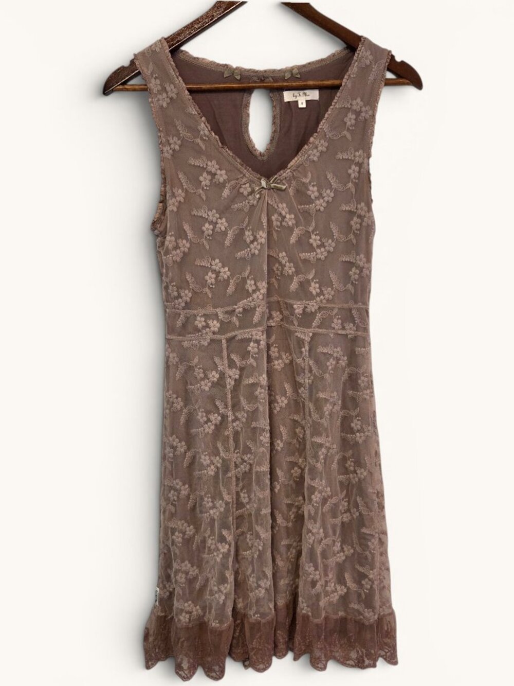 Womens Floral Lace Dress Size S